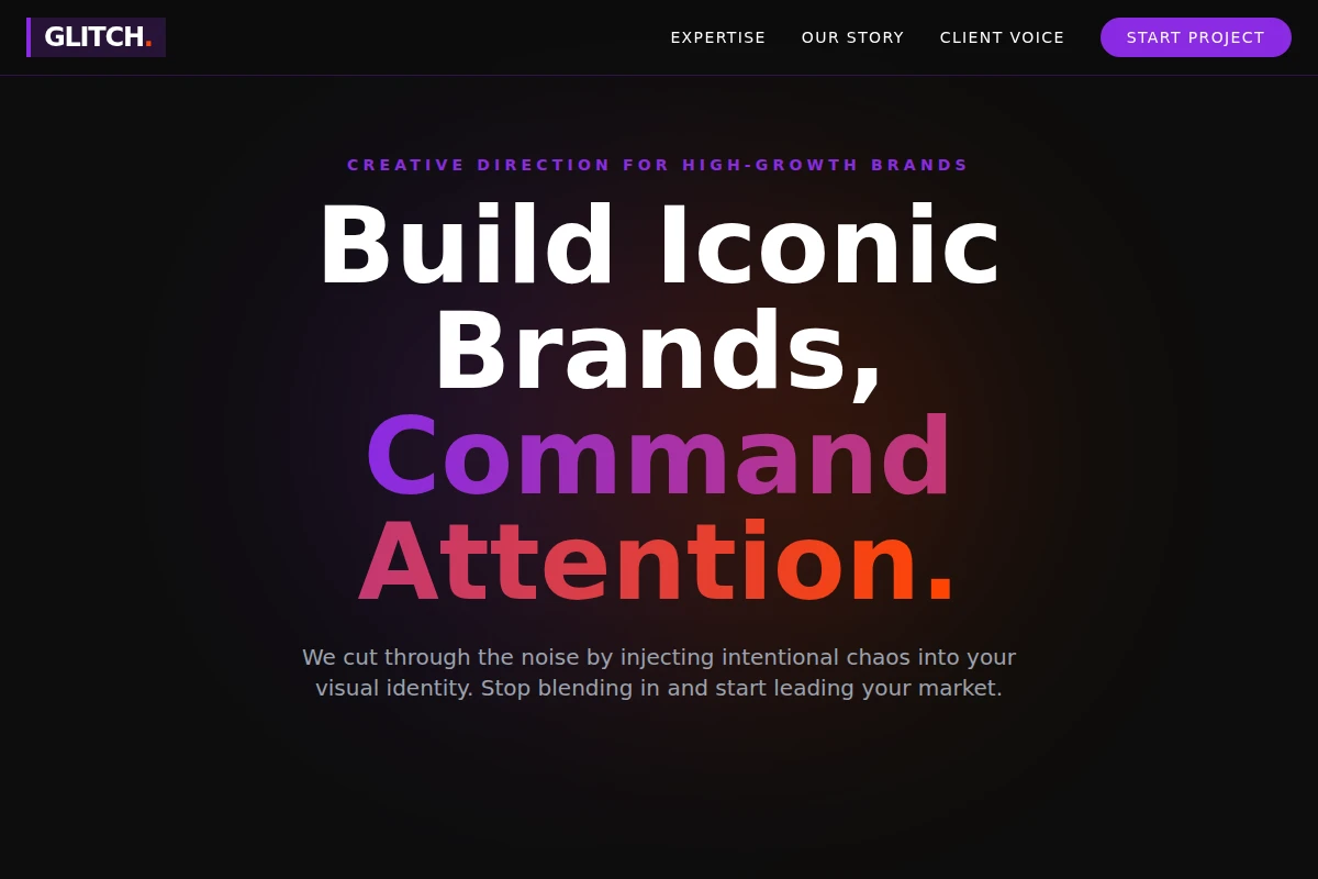 Glitch Creative Direction